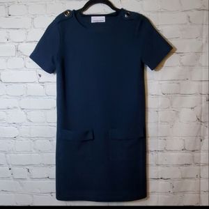 213 Industry Blue Short Sleeve Tunic Style Dress
